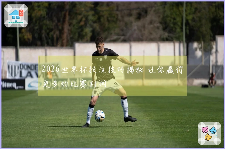 2026世界杯投注技巧揭秘 让你赢得更多的比赛利润